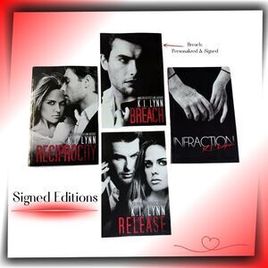 Breach Series Org. Paperback Set (Vol. 1-3 & 3.5) by K.I. Lynn *SIGNED COPIES*
